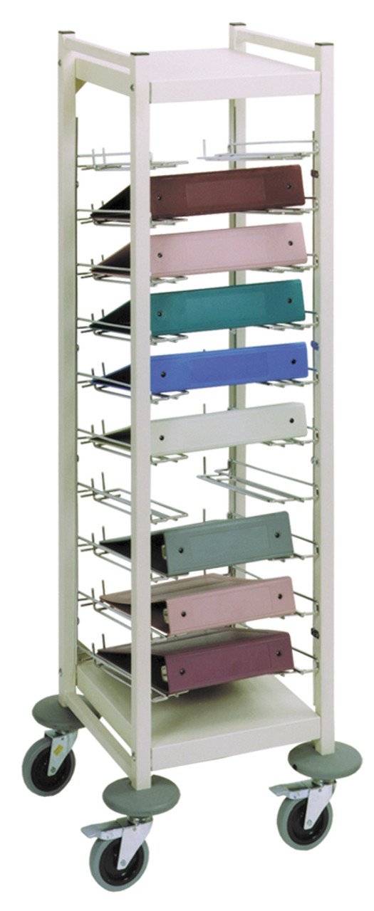 Horizontal Open Chart Rack - 15 Binder Capacity - Beige (4KF44 ...