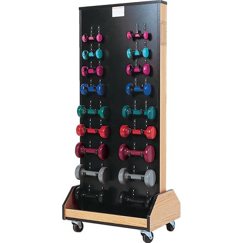 Combo Weight Dumbbell Mobile Rack, 24