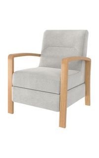 Norland Oaks Open Arm Lounge Chair