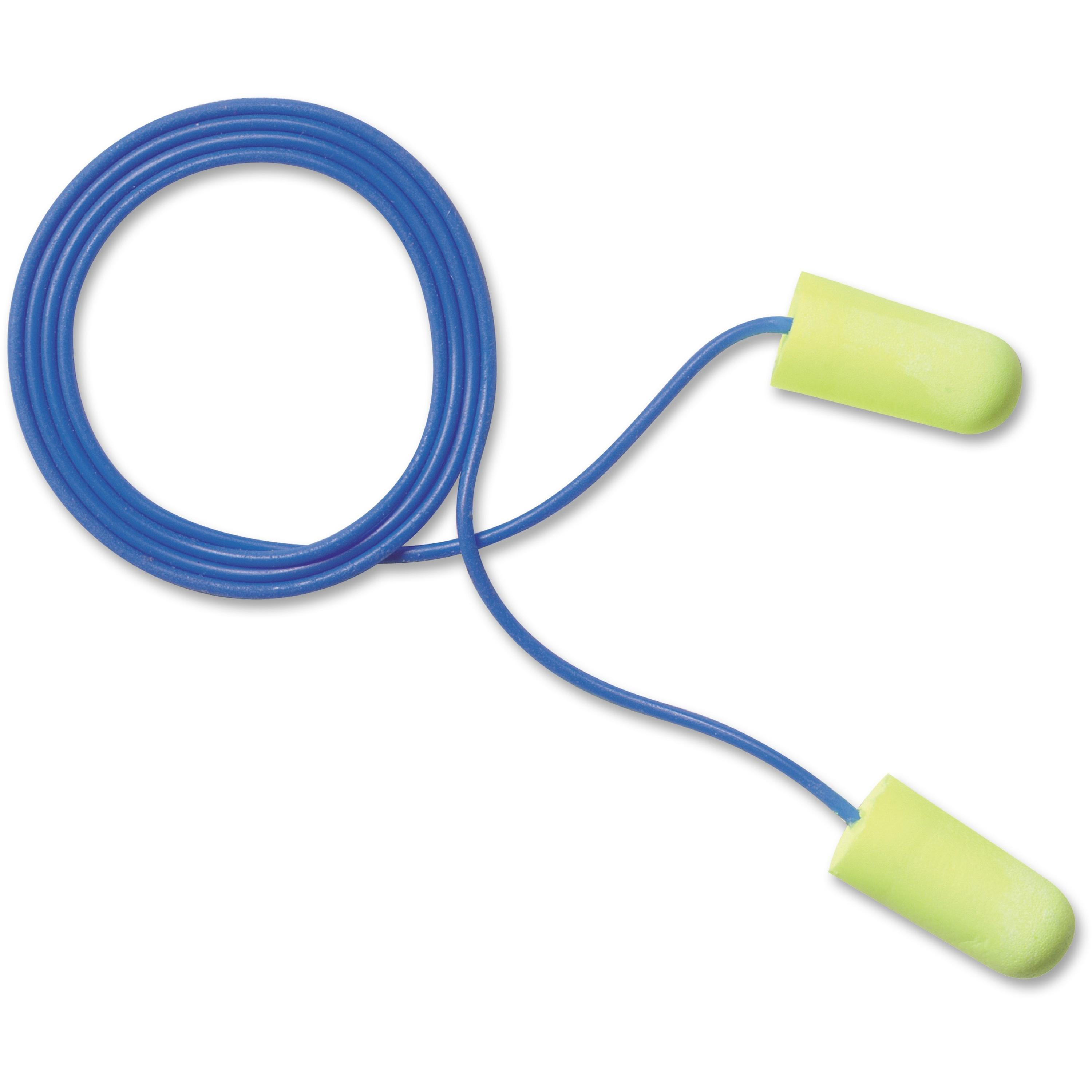 3M soft Yellow Neons Corded Earplugs (Pack of 200)