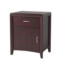 Montreal 1-Door/1-Drawer Bedside Cabinet