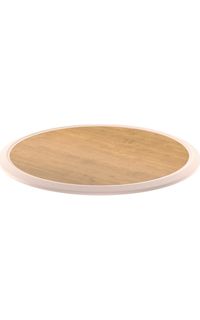 Laminate Tabletop with Spill-Boundary Edge, 48" Round