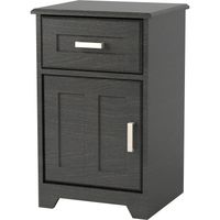 Kenner 1-Door/1-Drawer Bedside Cabinet