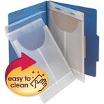 Smead Two-Hole Letter/Legal Poly Expanding Jackets, Legal/Letter, Poly, Clear, 24/Box