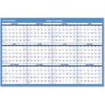 AT-A-GLANCE® Horizontal Erasable Wall Planner, 36 x 24, Blue/White,