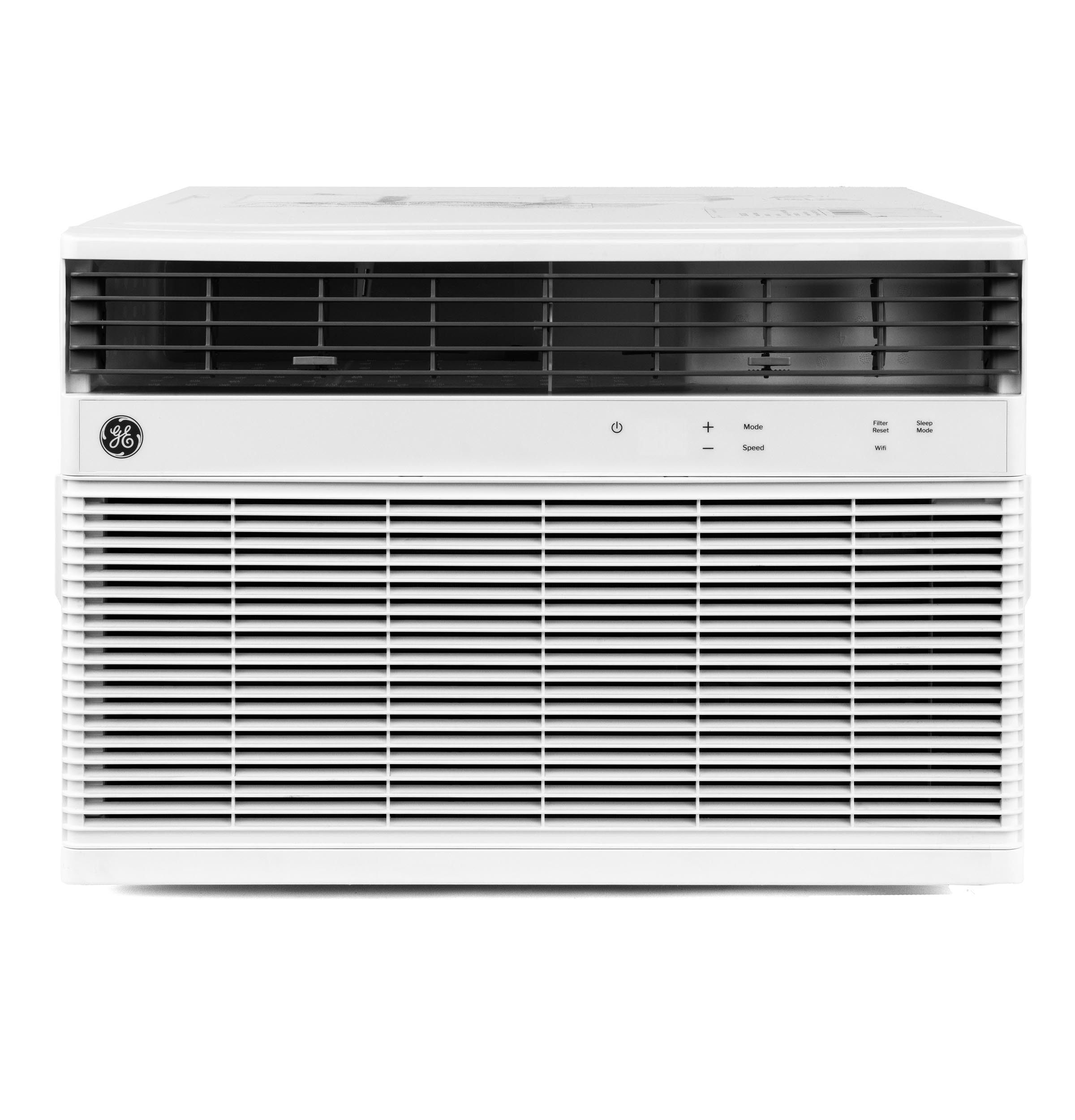 GE® 8,000 BTU Smart Heat/Cool Electronic Window Air Conditioner for Medium Rooms up to 350 sq. ft., White