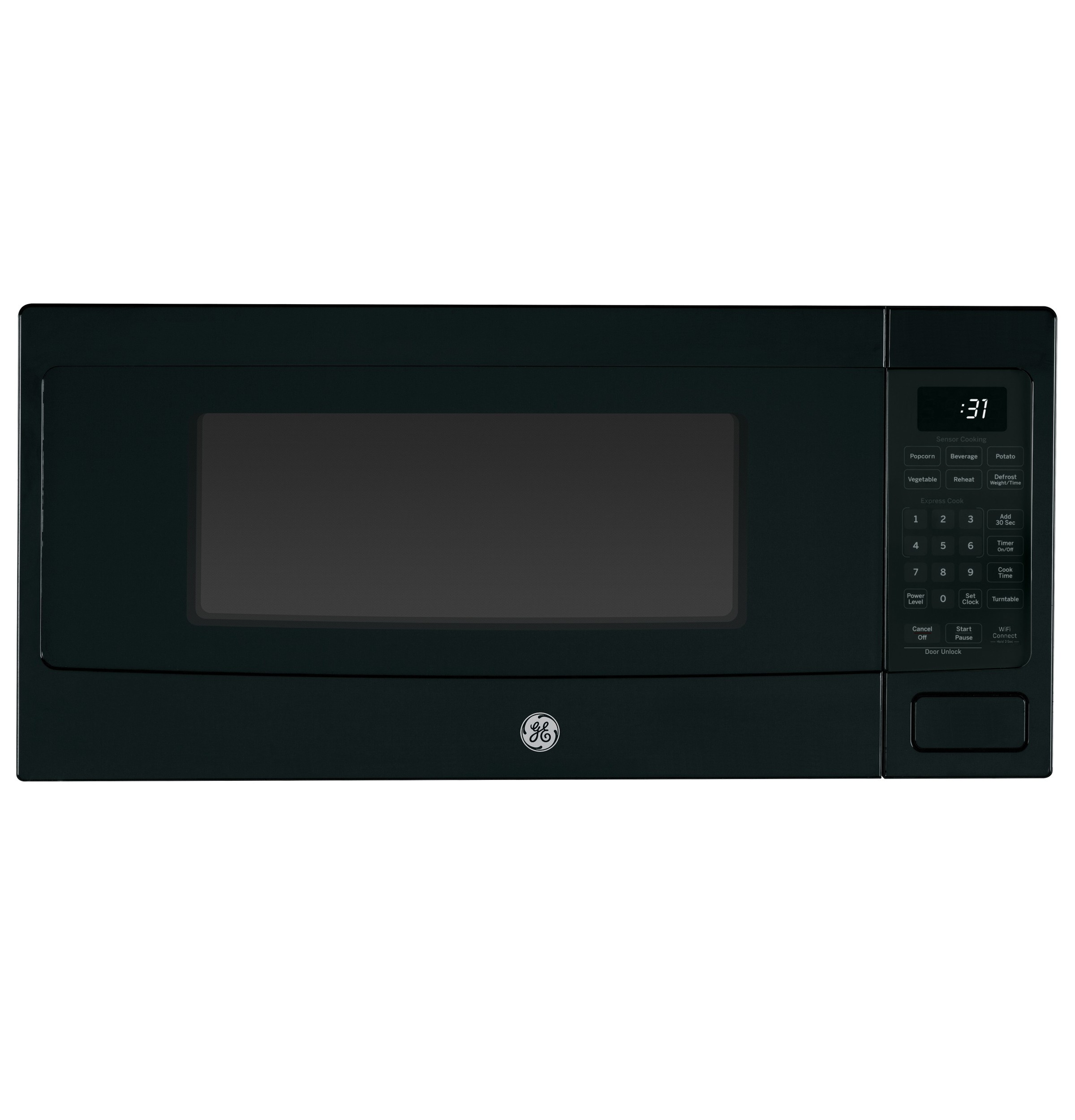 GE Profile™ 1.1 Cu. Ft. Countertop Microwave Oven; Black