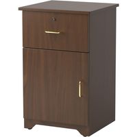 Plymouth 1-Door/1-Drawer Bedside Cabinet with Lock