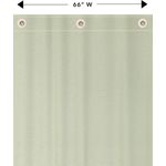 Direct Supply® Textiles® Practi-Cube Dane Cubicle Curtains, Pure, 66x66