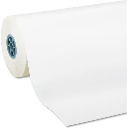 Pacon Kraft Paper Roll, 40 lbs., White Kraft, 24 x 1,000