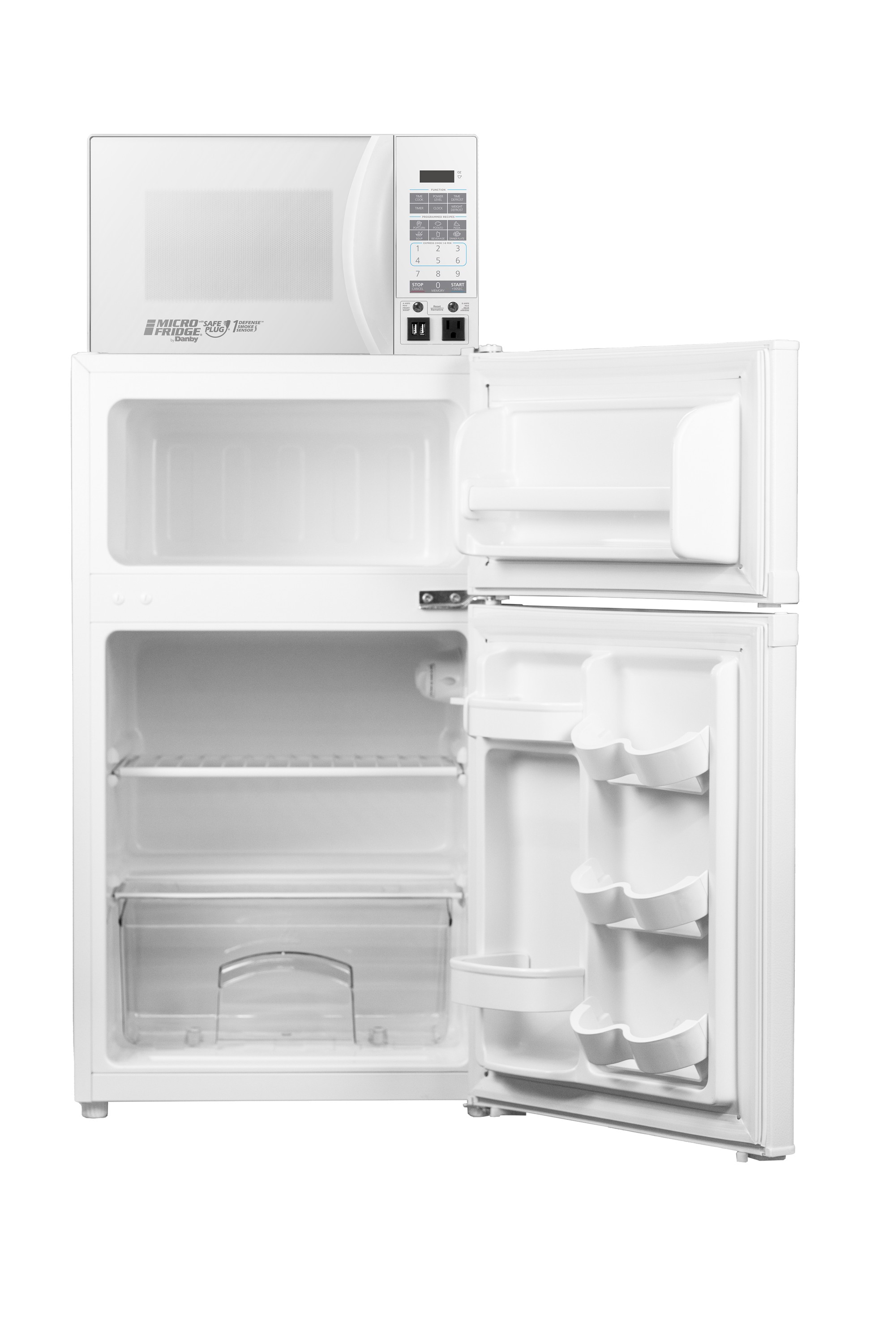 MicroFridge® 3.1 Cu. Ft. Compact Refrigerator with Freezer & Microwave, Energy Star, Appliance Color: White