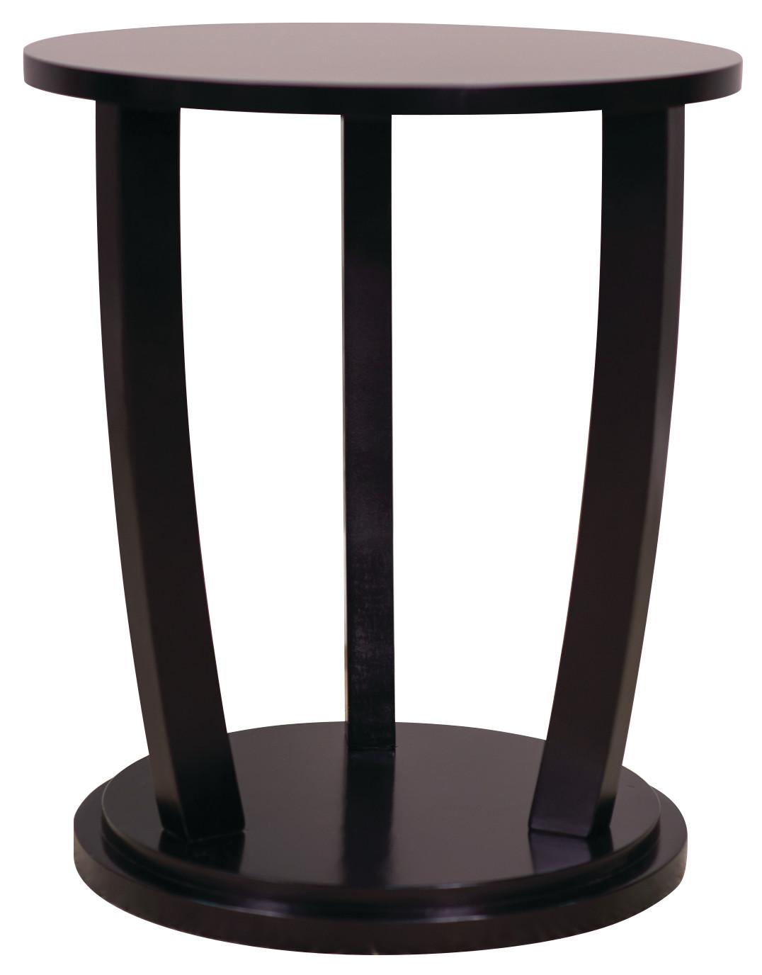 Akin Newport Round Accent Table - Finish: Deep Forest (FRB92) | Direct ...