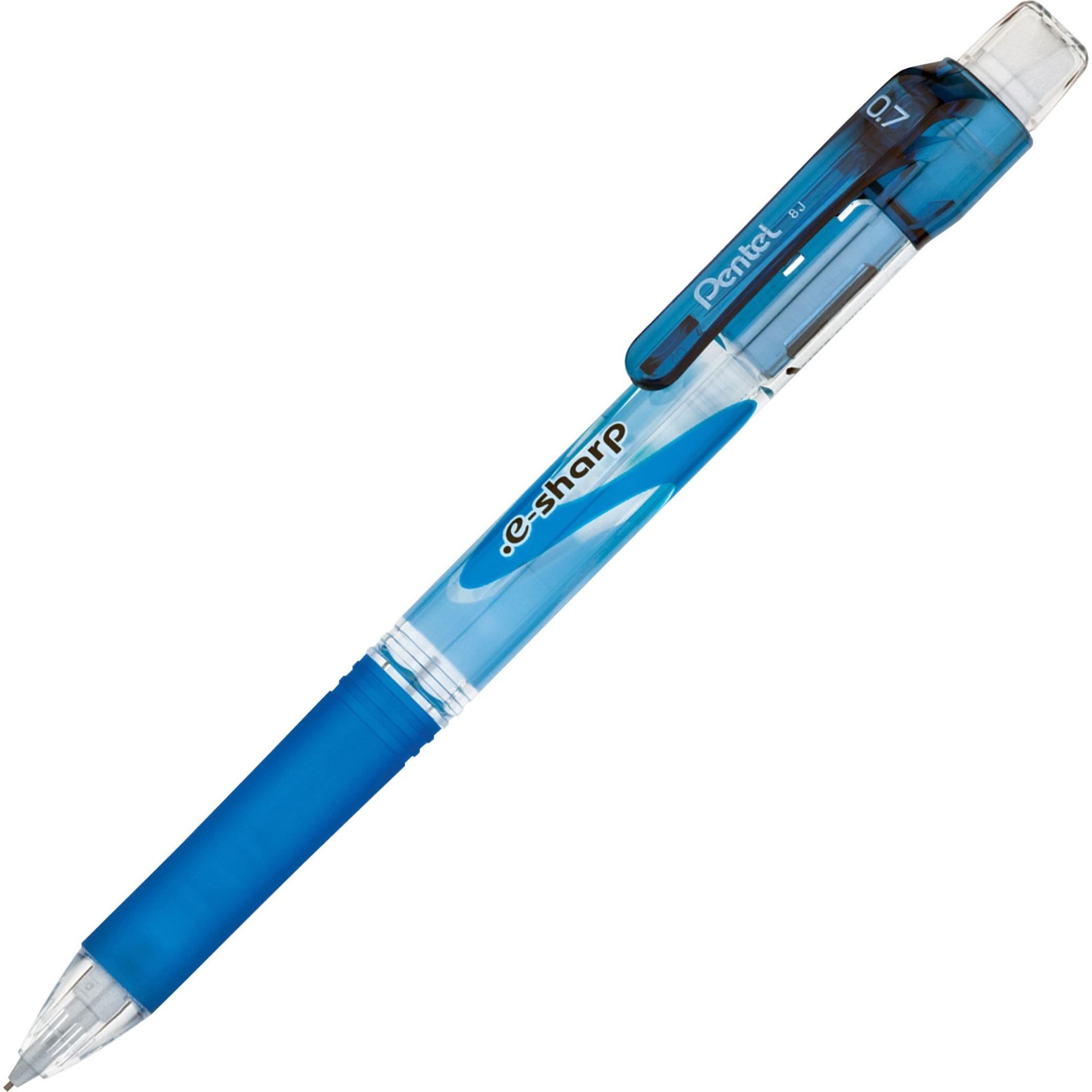 Mechanical Pencils, Refillable, 0.7mm, Blue Barrel