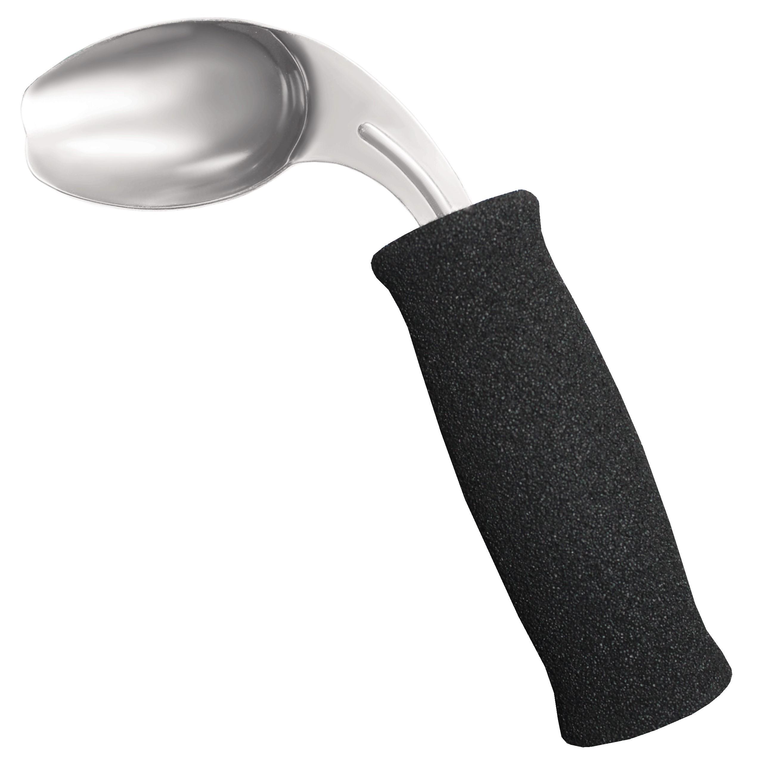 Direct Supply® Easy Hold Angled Utensil Offset Spoon - Side: Right (3QBBR)