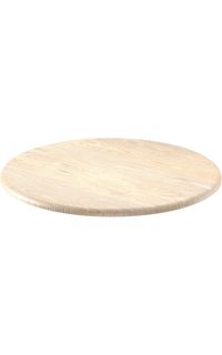Thermolaminate Tabletop with Half Bullnose Edge, 42" Round
