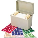 Smead Alpha-Z Color-Coded Second Letter Labels Starter Set, A-Z, 2200/Box