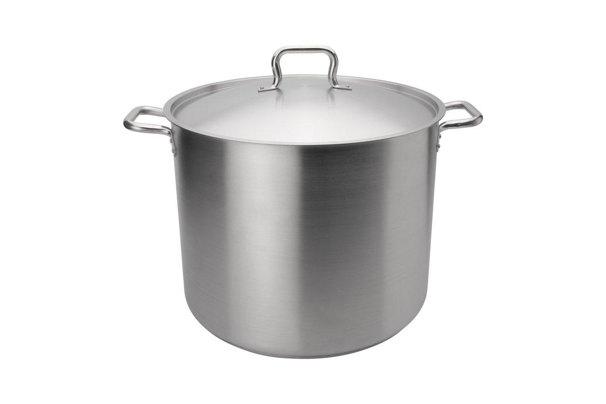 ELEMENTS 40 qt Stainless Steel Stock Pot with Lid - NSF