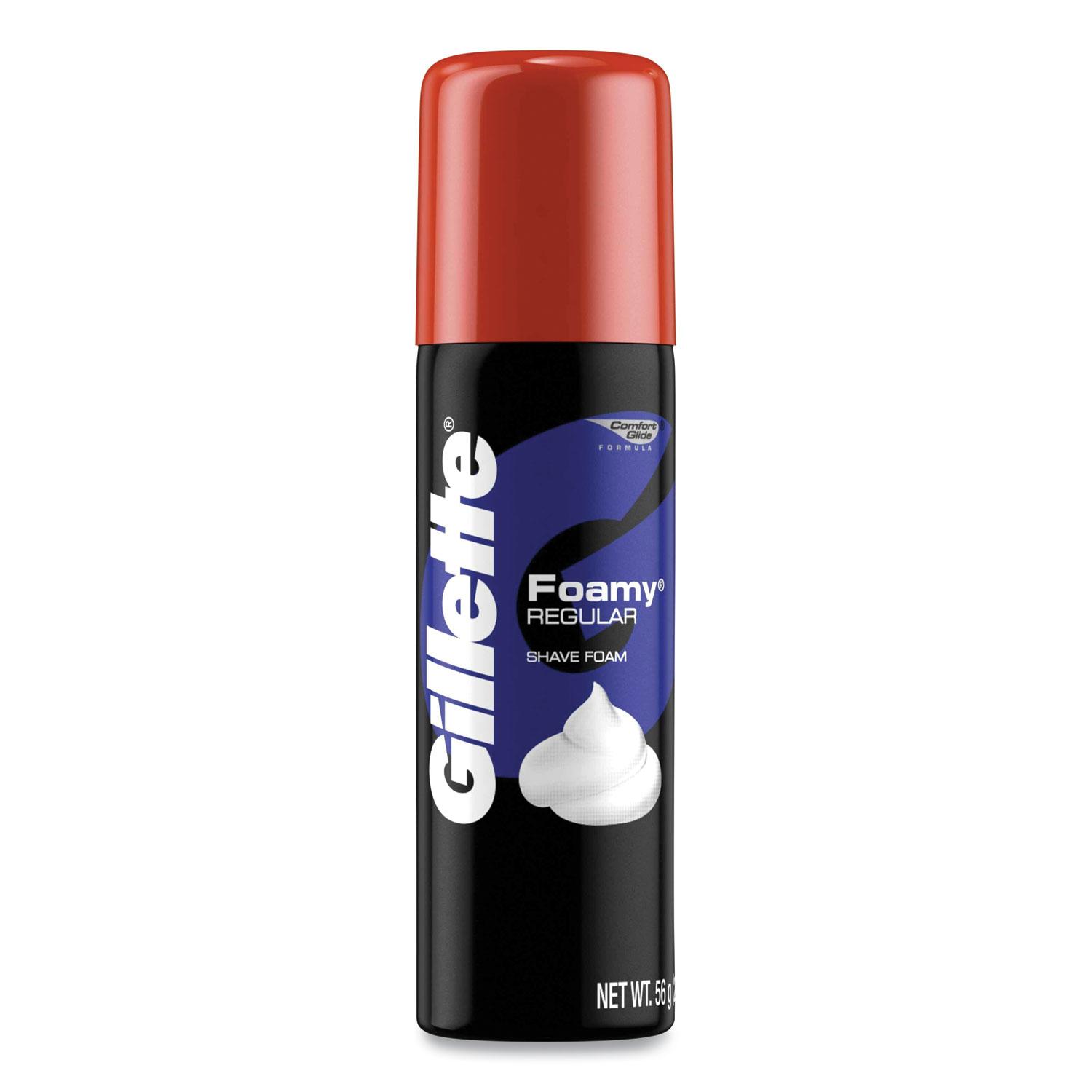 Gillette® Foamy Shave Cream, Original Scent, 2 oz Aerosol, 48/Carton