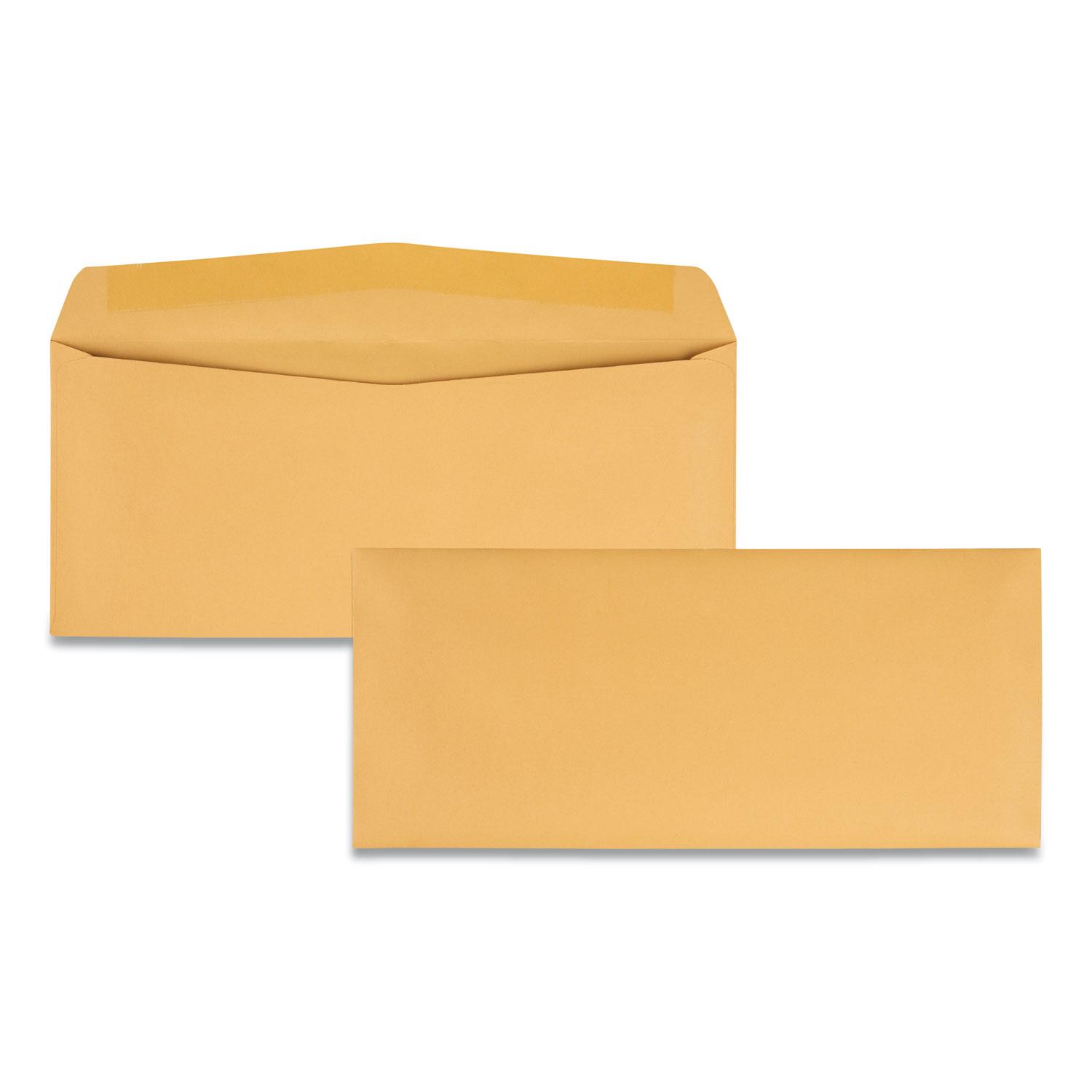 Quality Park™ Kraft Envelope, #11, 4 1/2 x 10 3/8, Brown Kraft, 500/Box