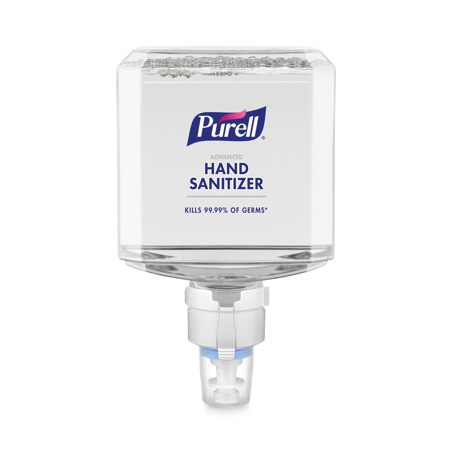 PURELL® Healthcare Advanced Foaming Hand Sanitizer Refill for ES8 Dispenser, 1200 mL., 2/Carton (7753-02)