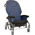 Dyn-Ergo Scoot Chair, 22"W - Upholstery Color: Blue