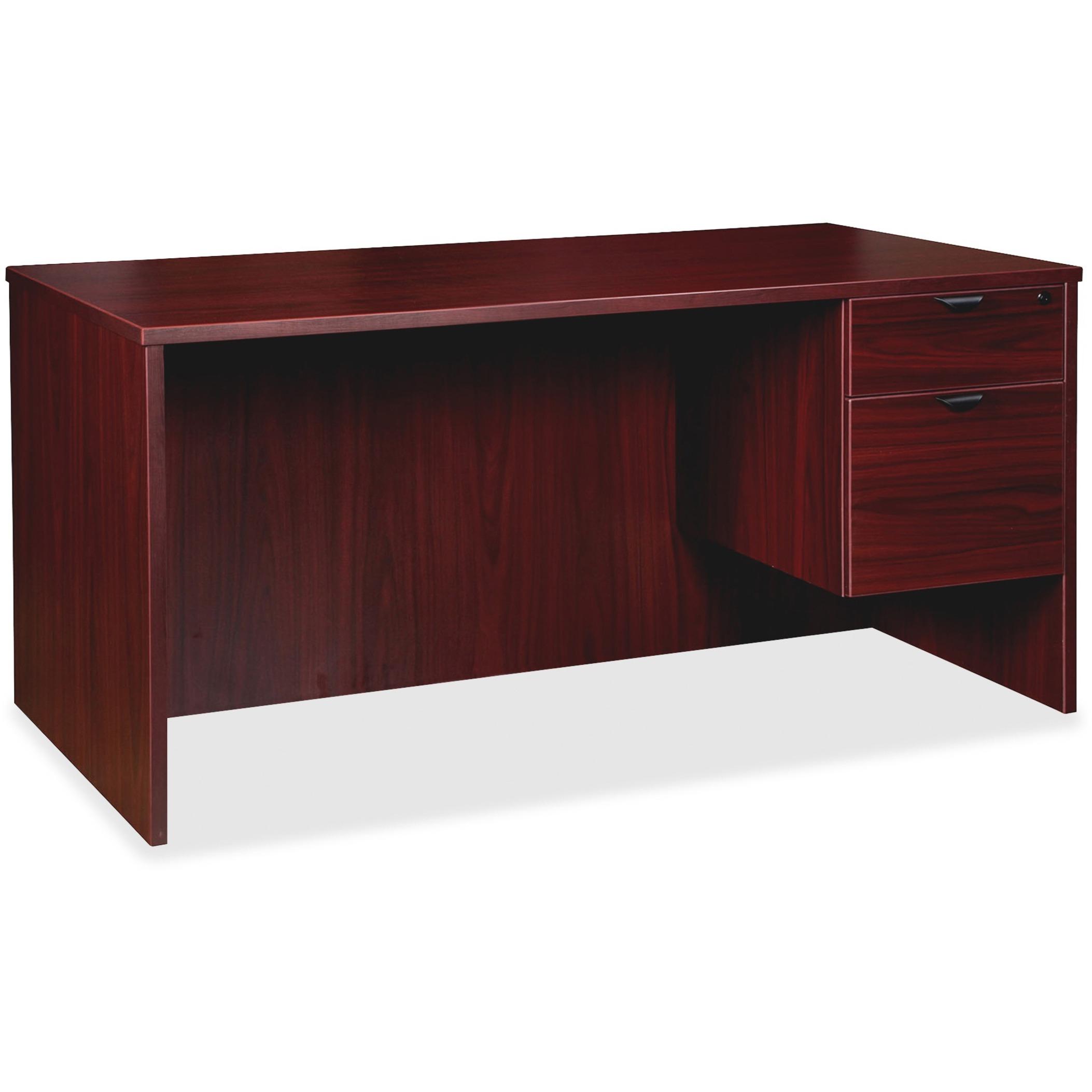 Double-pedestal Desk, F/F, B/B/F, 60