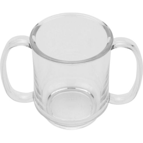 Two Handle 8 oz Tritan Mug, 3 3/4"D