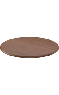 Thermolaminate Tabletop with Half Bullnose Edge, 42" Round