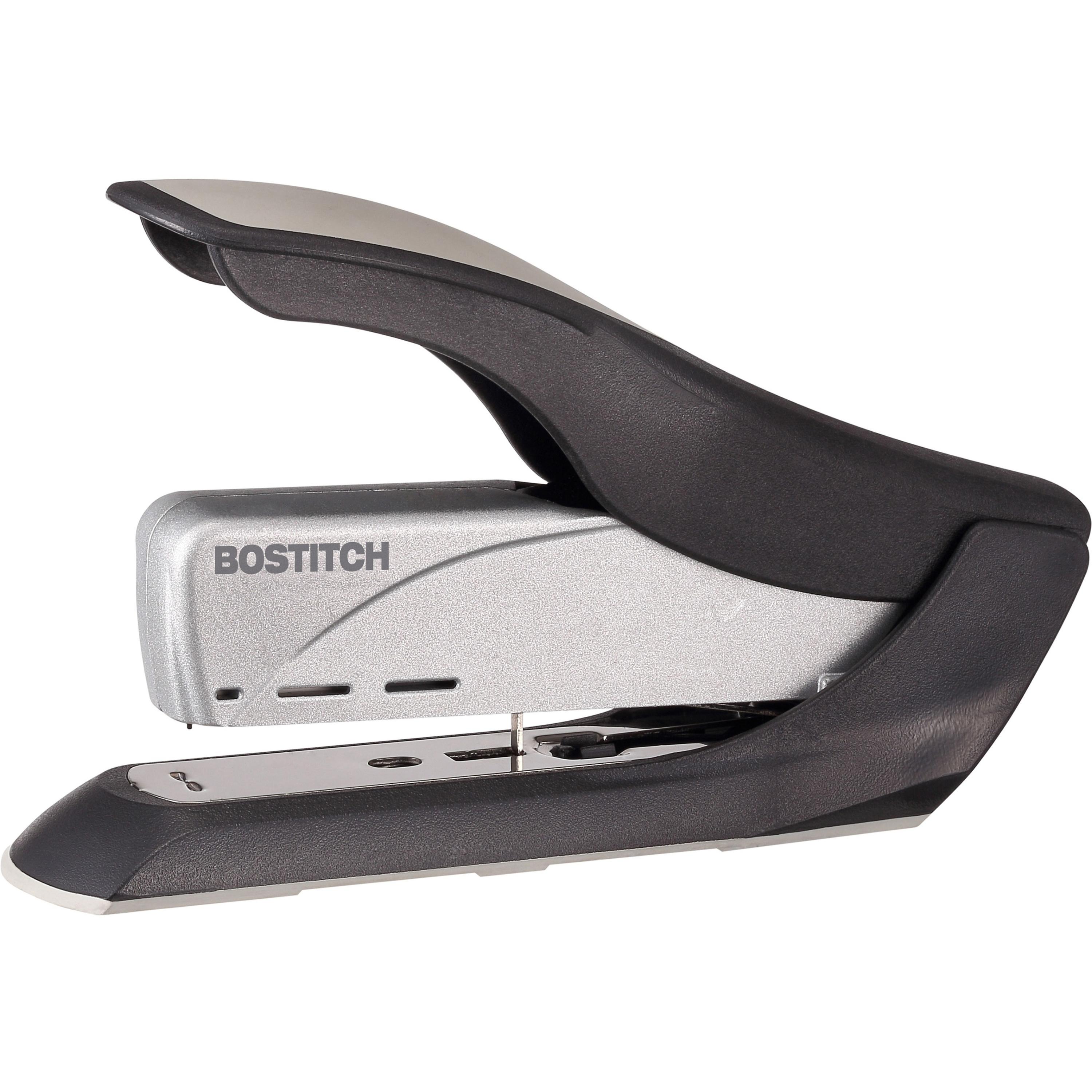 High-Capacity Stapler, 65 Sheet Capacity, Black/Silver