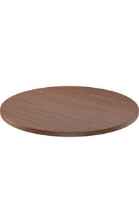 Thermolaminate Tabletop with Full Bullnose Edge, 42" Round