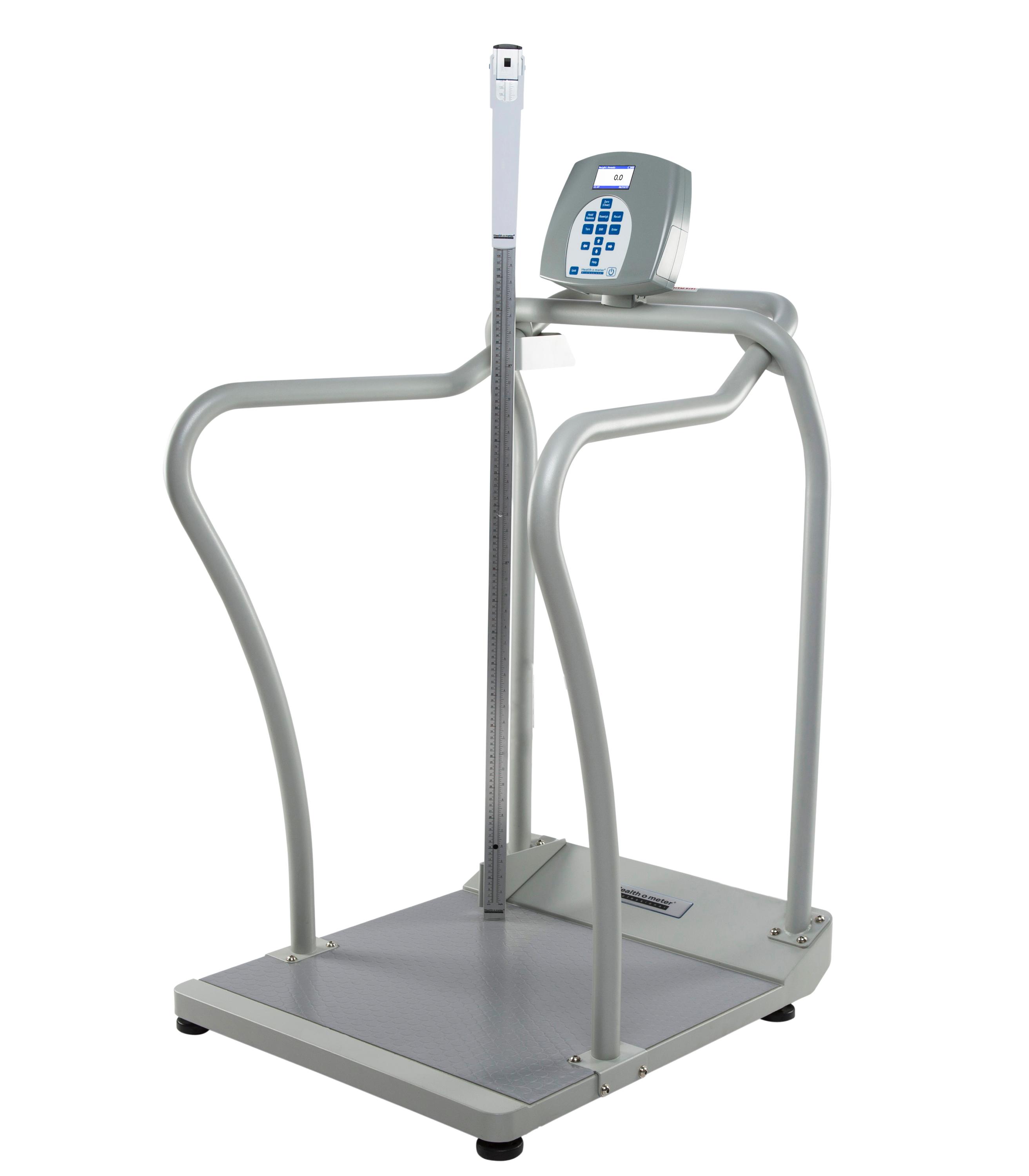 Health o meter Digital Platform Scale with Extra Wide Handrails ...