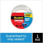 Scotch® 3850 Heavy-Duty Packaging Tape, 1.88" x 54.6yds, 3" Core, Clear