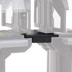 Versa Bar Straight Connector, Bar to Bar - Color: Black