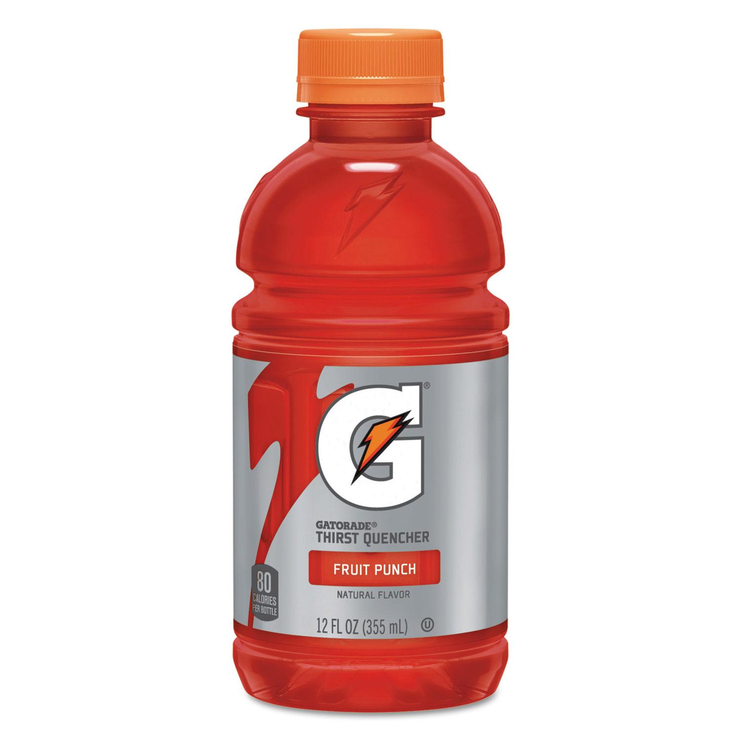 Gatorade® G-Series Perform 02 Thirst Quencher, Fruit Punch, 12 oz Bottle
