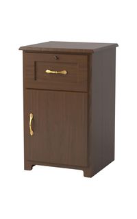 Scottsdale 1-Door/1-Drawer Bedside Cabinet with Lock