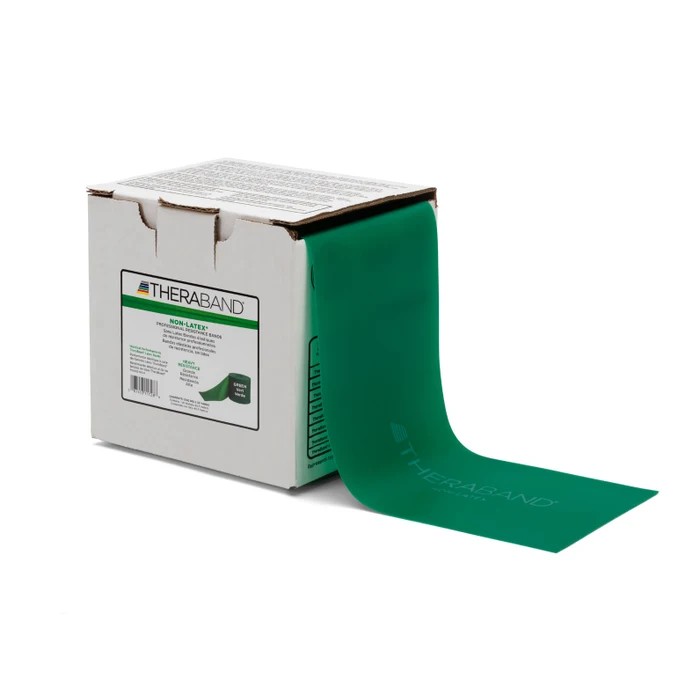 TheraBand™ Resistance Band, Latex-Free, Heavy, Green, 25 yd. (10470)