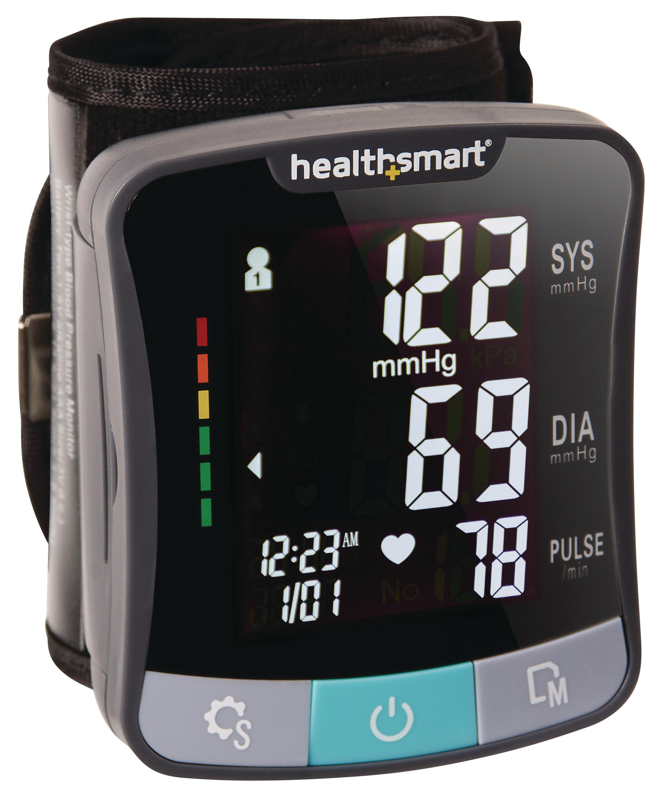 digital wrist blood pressure monitor