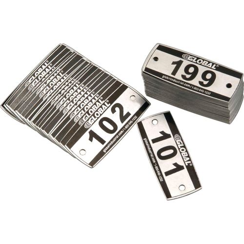Numbered Plates, 101 - 299 (E4914)