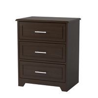 McAlester Wide 3-Drawer Bedside Cabinet