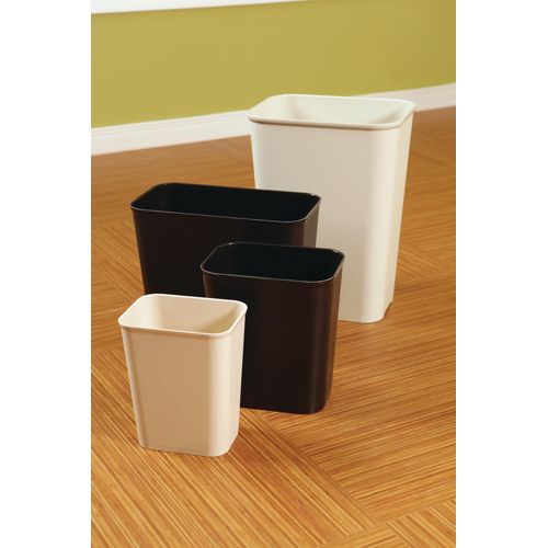 Direct Supply® Waste Receptacle, Rectangle, UL, 14 Qt., Case of 6 ...