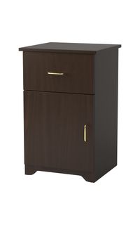 Plymouth 1-Door/1-Drawer Bedside Cabinet