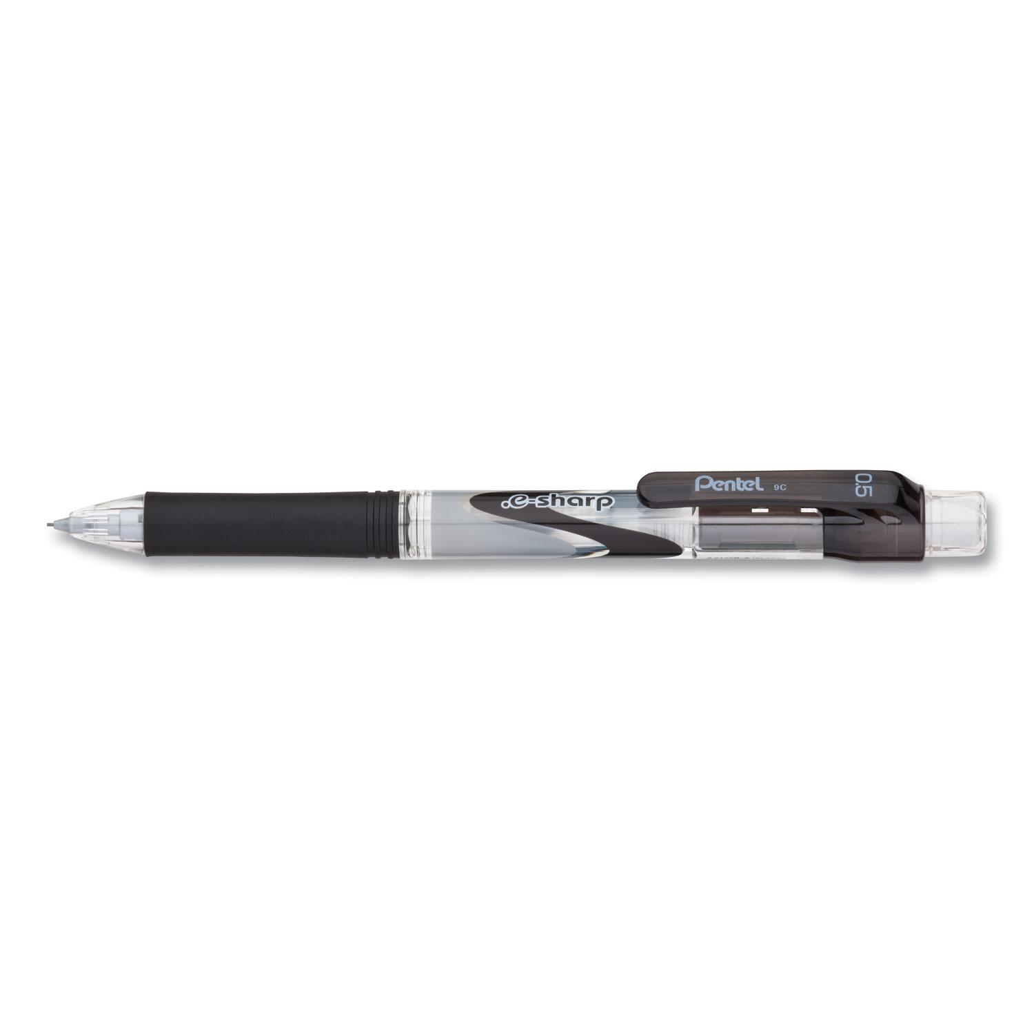 Pentel® .e-Sharp Mechanical Pencil, .5 mm, Black Barrel