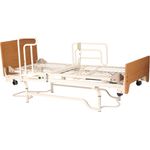 SC900 Adjustable Height Bed, Roll in Low, 36iWx76-80iL, Grid Deck, Laminate Panels, Assist Rails, 450lb Capacity - Panel Style: Belmont Panel Finish: Williamsburg Cherry