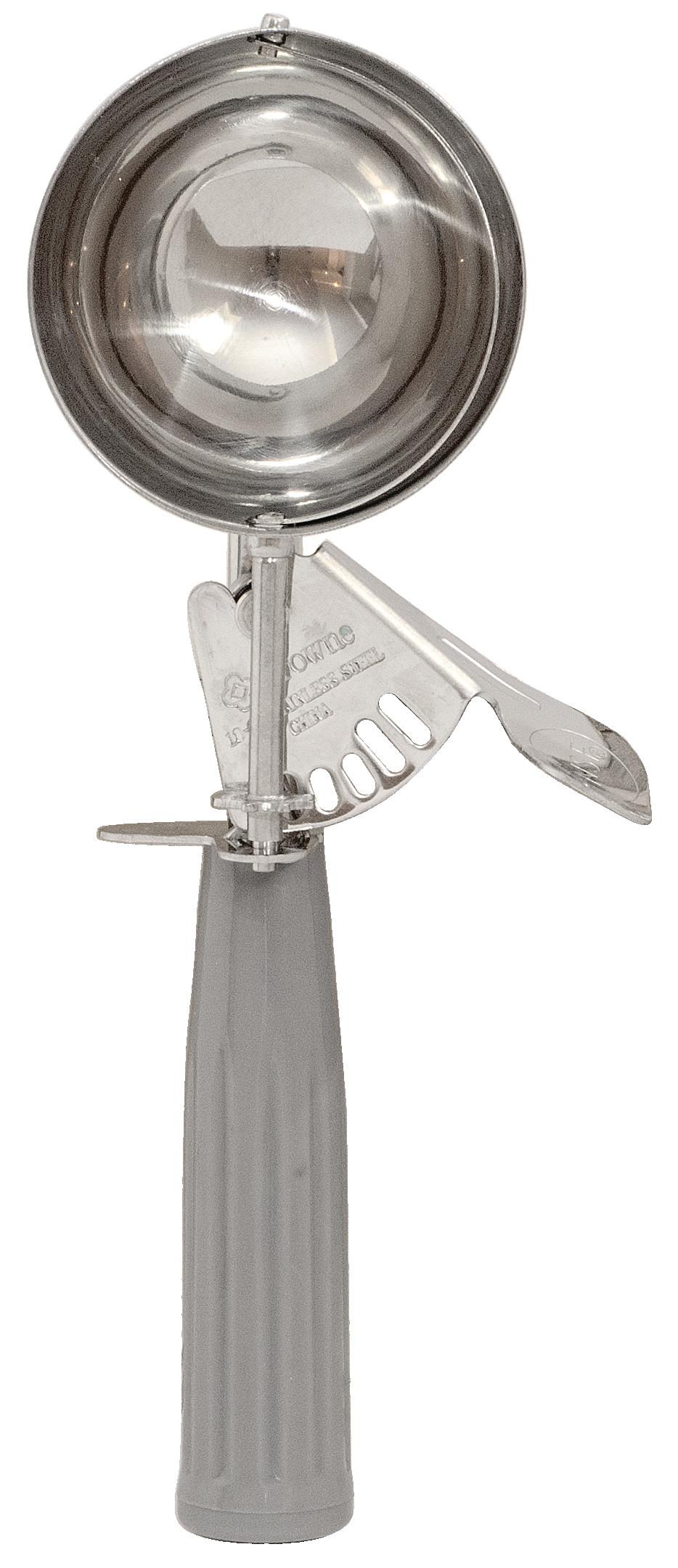 Stainless Steel Disher Scoop #10 Size 3.8 oz - Ivory (3GR3H) | Direct ...