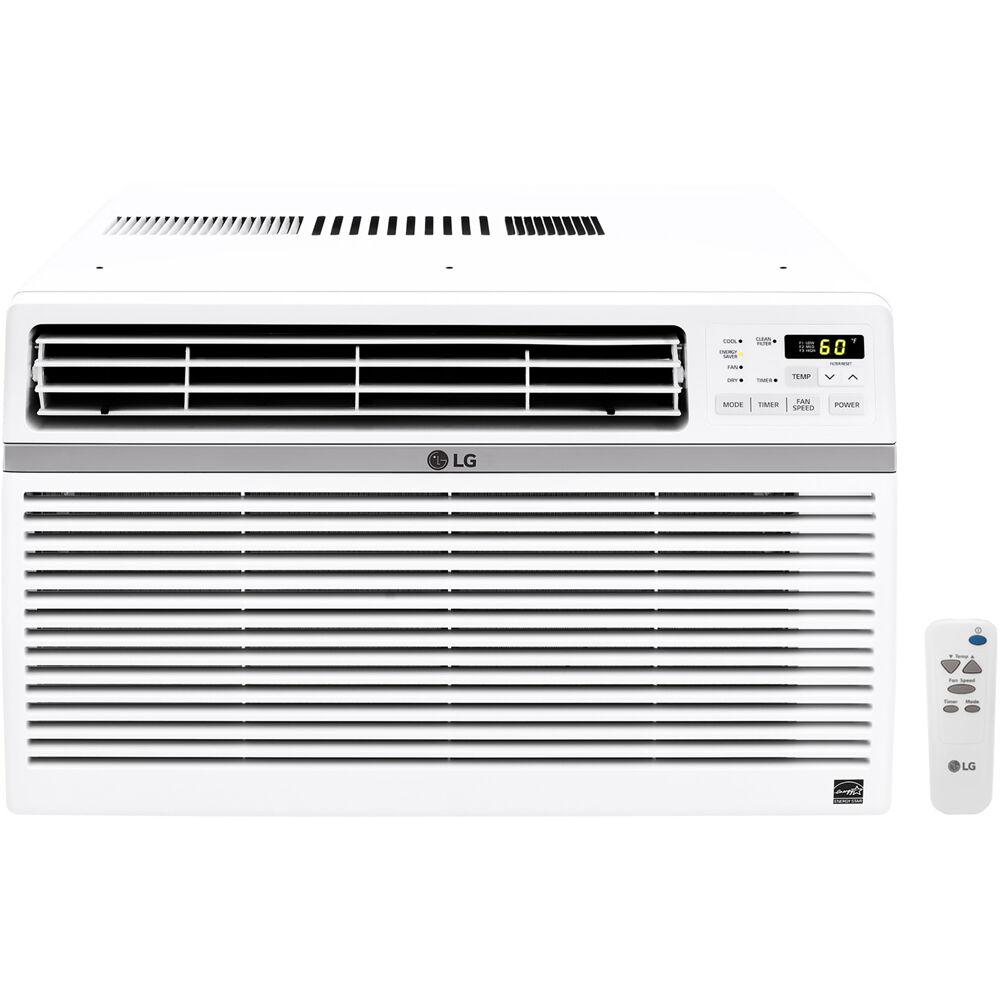 18,000 BTU 230V Window-Mounted Air Conditioner with Remote Control