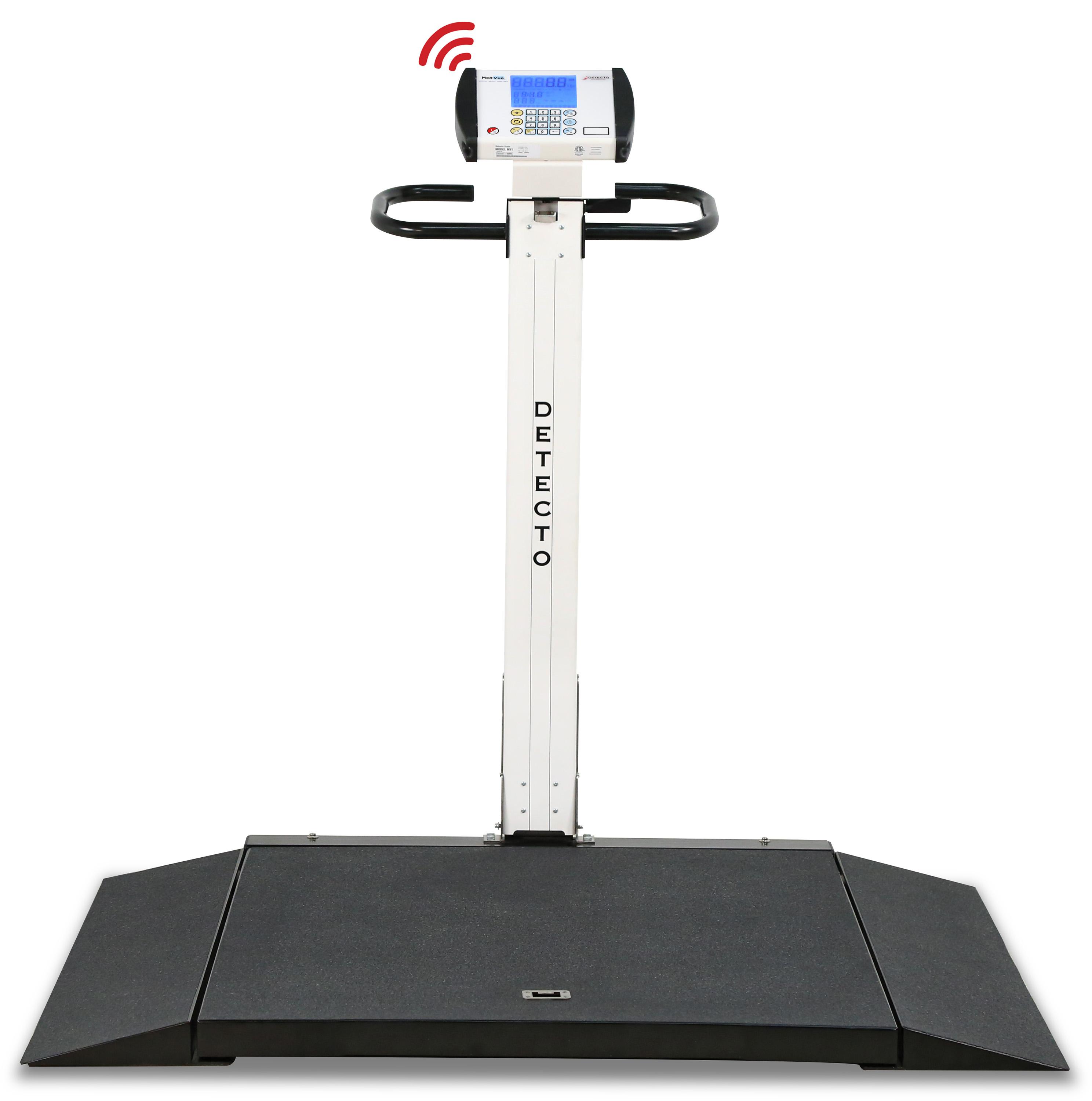 Wheelchair Scale, Portable, Digital, Folding Column, Kilograms, AC adapter included