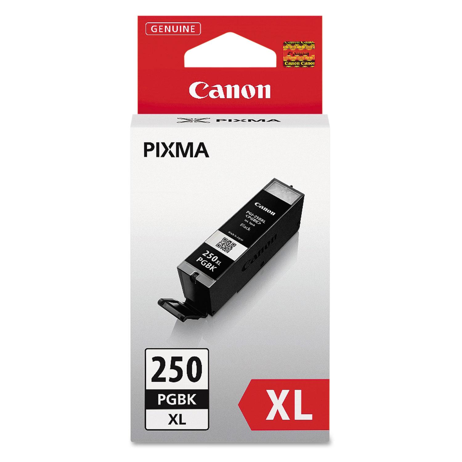 Canon® 6432B001 (PGI-250XL) ChromaLife100+ High-Yield Ink, Black