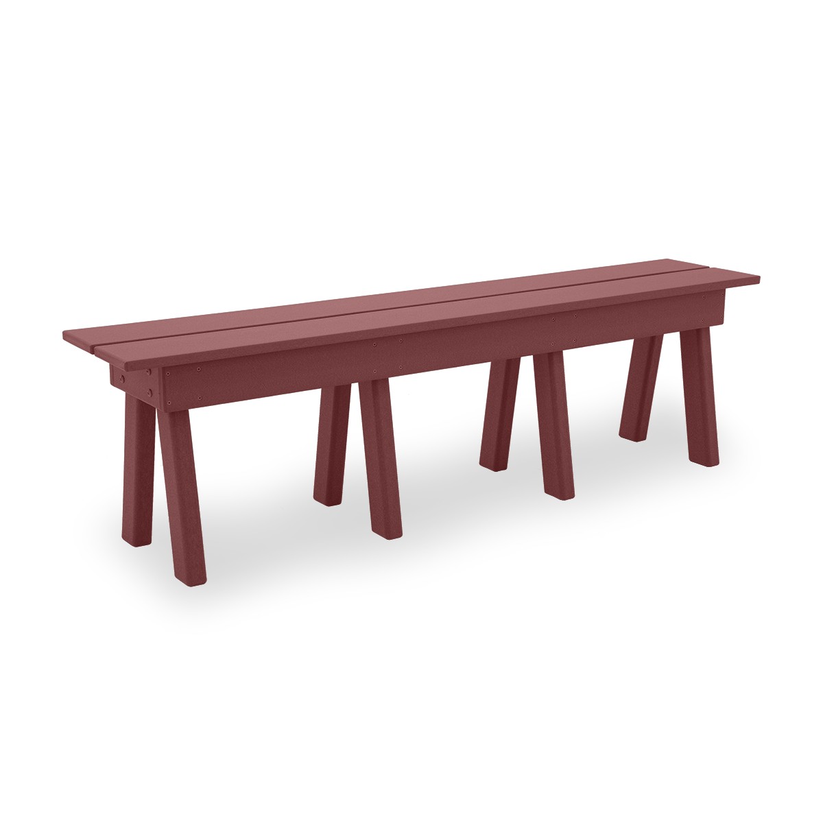 59" Picnic Table Bench - Frame Finish: Redwood