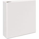 Avery® Durable View Binder w/Nonlocking EZD Rings, 11 x 8 1/2, 4" Cap, White