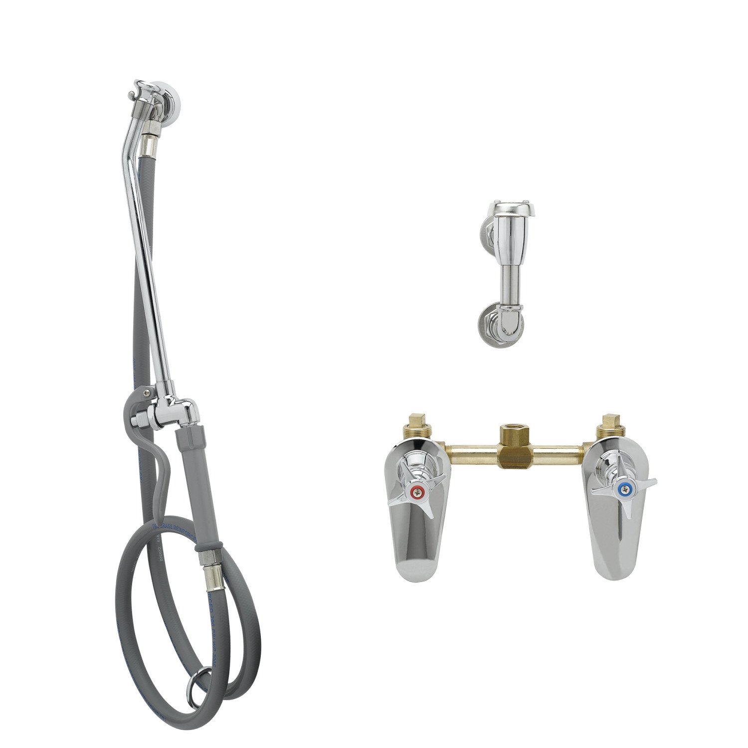 Bedpan Washer, Mixing Faucet, Loose Key Stops, Vac. Breaker, Self Closing Valve